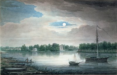 Isla Yelagin, San Petersburgo, de noche de Maksim Nikiforovich Vorobiev